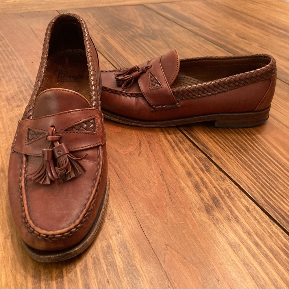 Allen Edmonds Maxfield Leather Tassel Loafers Size 9.5 C (narrow)